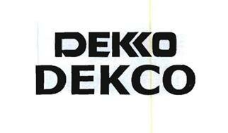 Trademark DEKKO DEKCO