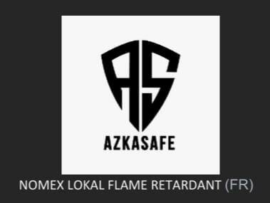 Trademark AZKASAFE NOMEX LOKAL FLAME RETARDANT (FR)