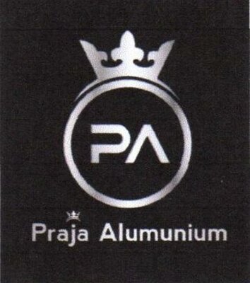 Trademark Praja Alumunium + Logo PA