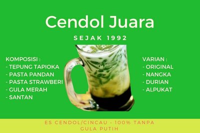 Trademark Cendol Juara