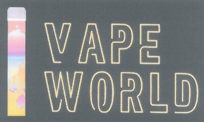 Trademark VAPE WORLD + logo