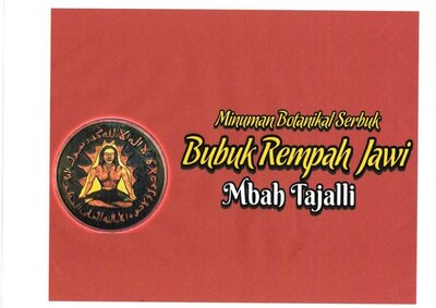 Trademark Bubuk Rempah Jawi Mbah Tajalli