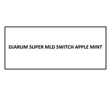 Trademark DJARUM SUPER MLD SWITCH APPLE MINT