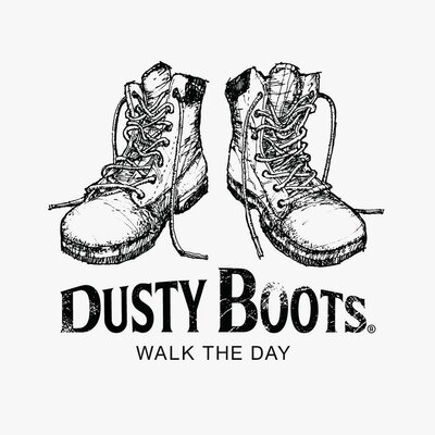 Trademark Dusty Boots Walk The Day