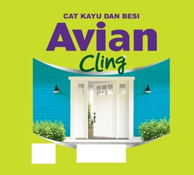 Trademark AVIAN CLING Cat Kayu dan Besi