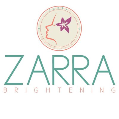 Trademark ZARRA BRIGHTENING + LOGO