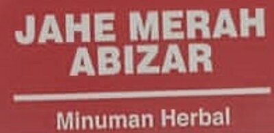 Trademark Jahe Merah Abizar