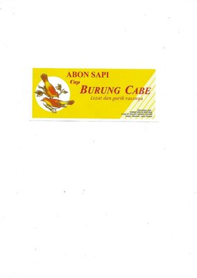 Trademark ABON SAPI CAP BURUNG CABE