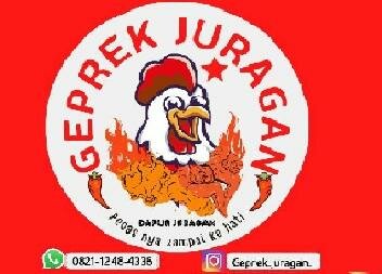 Trademark Geprek Juragan + Logo Ayam Jantan