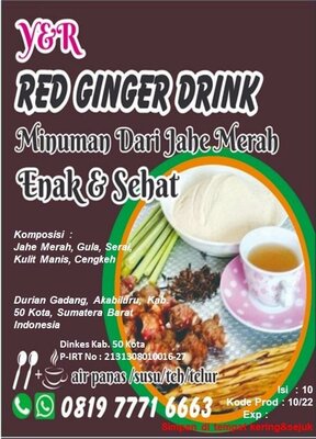 Trademark Y&R RED GINGER DRINK