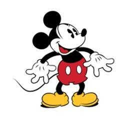 Trademark Lukisan Mickey Mouse (Berwarna)