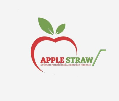 Trademark Apple Straw Sedotan Ramah Lingkungan dan Higienis + Logo