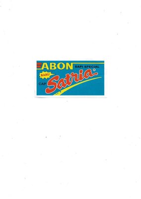 Trademark ABON SAPI SPECIAL CAP SATRIA