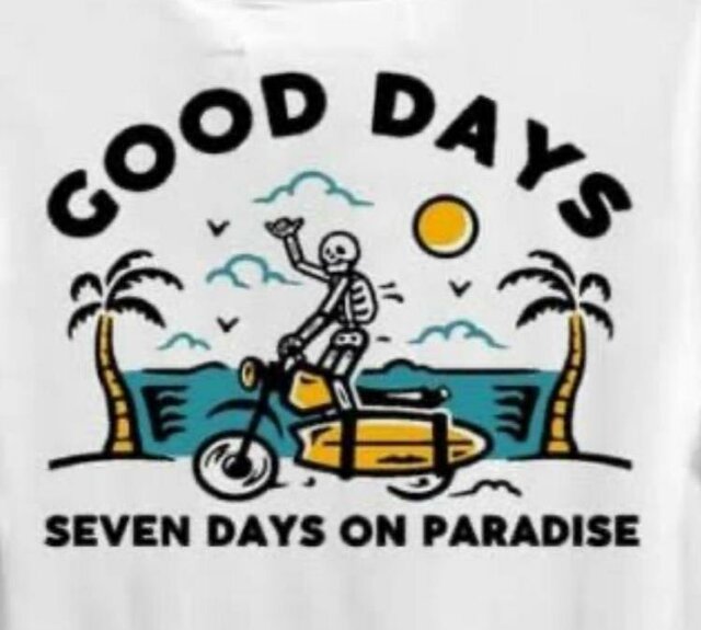 Trademark GOOD DAYS SEVEN DAYS ON PARADISE + LOGO