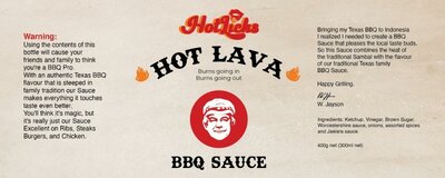 Trademark Hotlicks HOT LAVA BBQ SAUCE