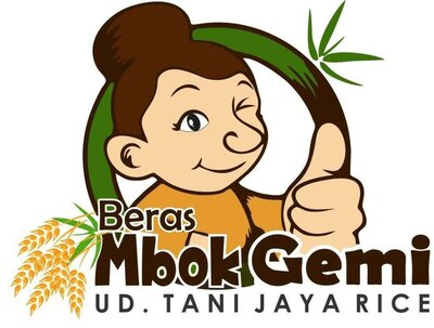 Trademark Beras Mbok Gemi UD. TANI JAYA RICE + Lukisan