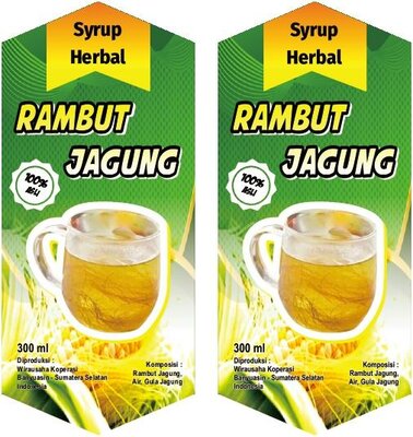 Trademark Syrup Herbal Rambut Jagung