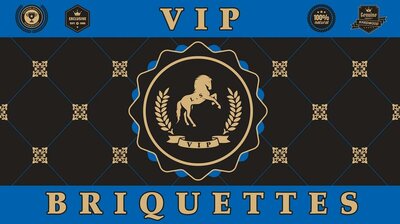 Trademark LOGO + VIP BRIQUETTES