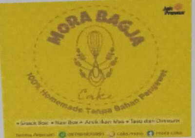 Trademark Mora Bagja Cake