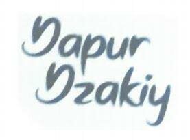 Trademark DAPUR DZAKIY