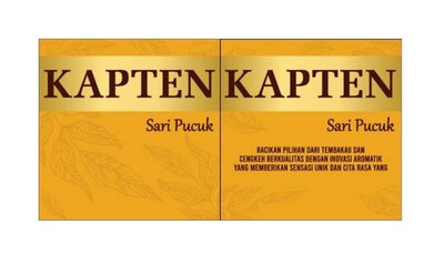 Trademark KAPTEN Sari Pucuk + logo