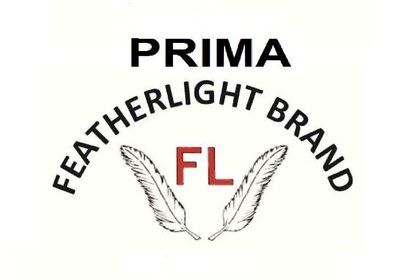 Trademark PRIMA FEATHERLIGHT BRAND FL LOGO