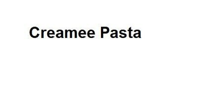 Trademark Creamee Pasta