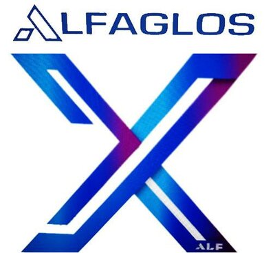 Trademark ALFAGLOS X + LOGO