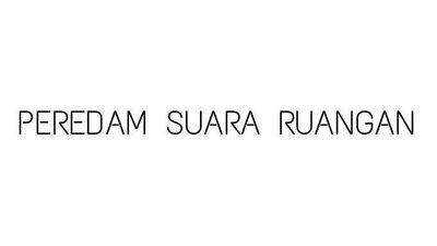 Trademark Peredam Suara Ruangan