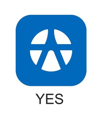 Trademark YES + Lukisan