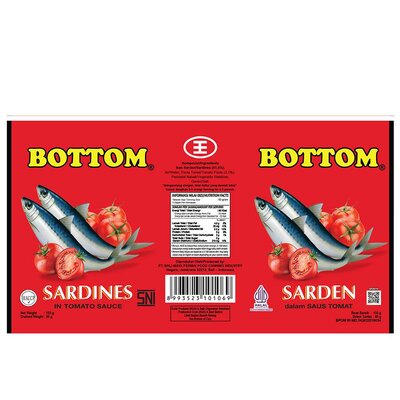 Trademark BOTTOM (SARDINES IN TOMATO SAUCE)