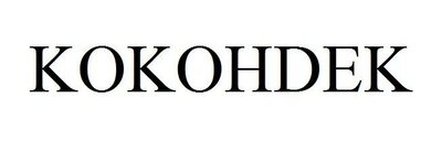 Trademark KOKOHDEK