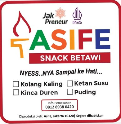 Trademark Asife Snack Betawi