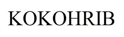 Trademark KOKOHRIB