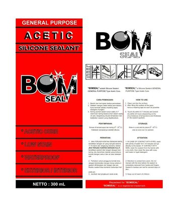 Trademark bom seal or bow seal