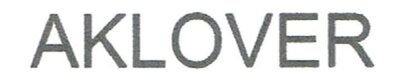 Trademark AKLOVER