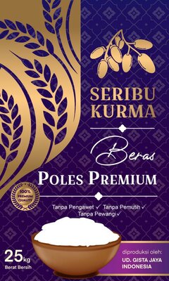 Trademark Beras Poles Seribu Kurma Gista Jaya