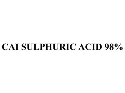 Trademark CAI SULPHURIC ACID 98%