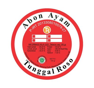 Trademark Abon Ayam Tunggal Roso