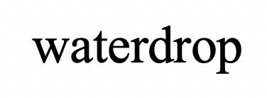 Trademark waterdrop