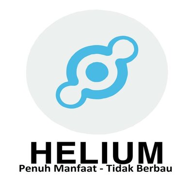 Trademark HELIUM Penuh Manfaat Tidak Berbau + Logo