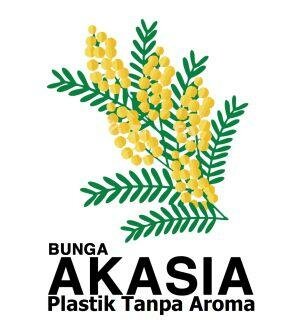 Trademark BUNGA AKASIA Plastik Tanpa Aroma + Logo