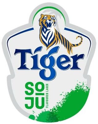 Trademark Tiger So ju Flavoured Lager + Logo