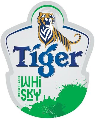 Trademark Tiger Whi sky Infused Lager + Logo