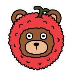 Trademark LUKISAN LYCHEE BEAR HEAD