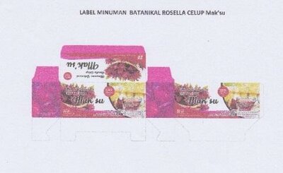 Trademark MINUMAN BOTANIKAL ROSELLA CELUP MAK'SU