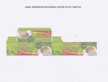 Trademark MINUMAN BOTANIKAL KELOR CELUP MAK'SU