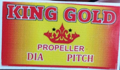 Trademark KING GOLD PROPELLER