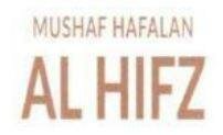 Trademark MUSHAF HAFALAN AL HIFZ