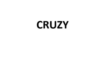 Trademark CRUZY